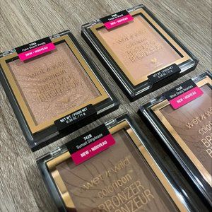 Lot of 4 Wet n Wild Coloricon Bronzer 739A 740A 742B 743B
